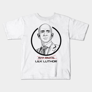 Jeff Bezos is Lex Luthor Kids T-Shirt